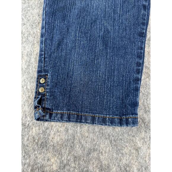 Gloria Vanderbilt Capri Blue Jeans Womens 8P All Around Slimming Effect - Picture 9 of 10